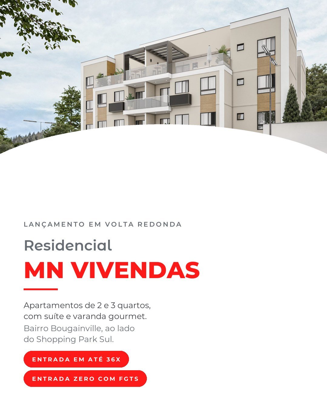 Banner do lançamento Residencial MN Vivendas em Volta Redonda